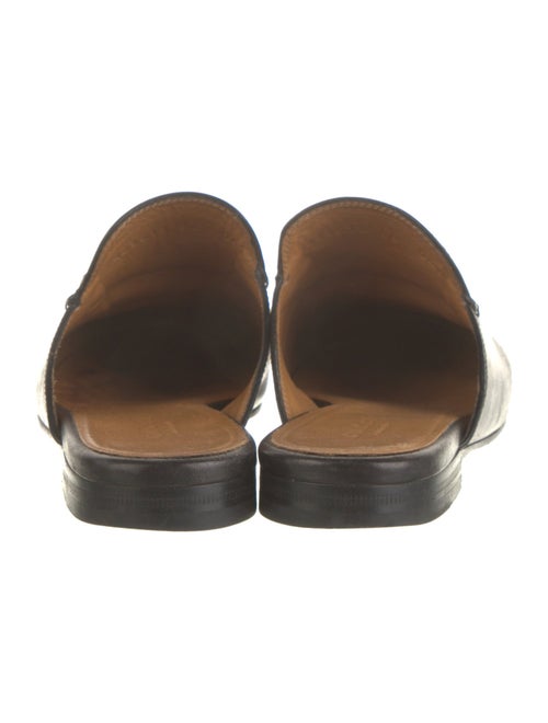 Gucci Horsebit Accent Leather Mules