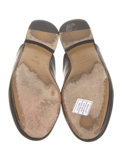 Gucci Horsebit Accent Leather Mules