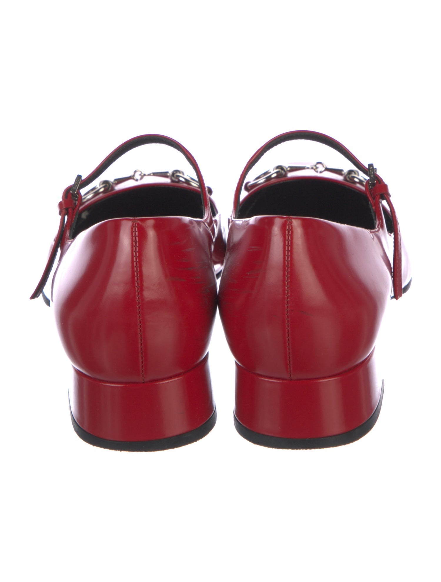 Gucci Horsebit Accent Leather Pumps