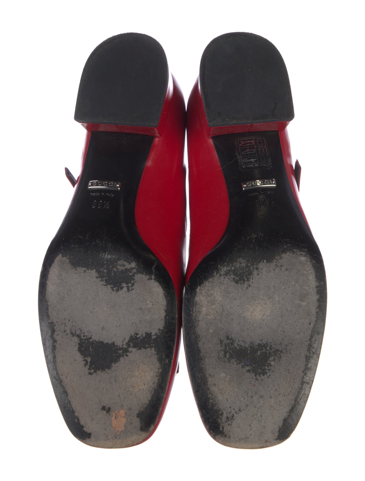 Gucci Horsebit Accent Leather Pumps