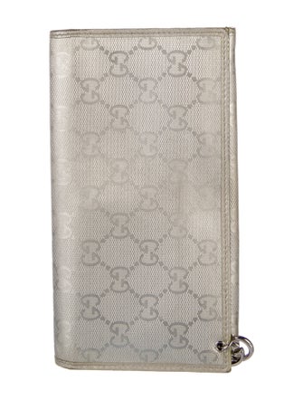 Gucci GG Imprimé Crocodile Trifold Wallet