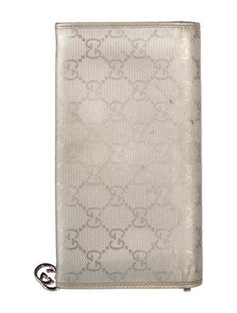 Gucci GG Imprimé Crocodile Trifold Wallet