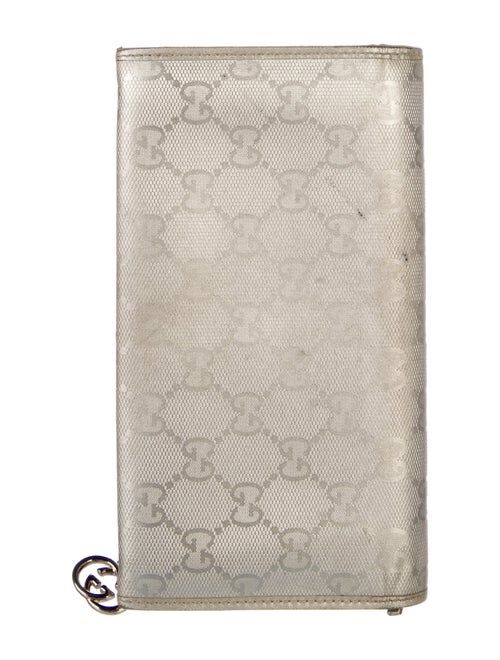 Gucci GG Imprimé Crocodile Trifold Wallet