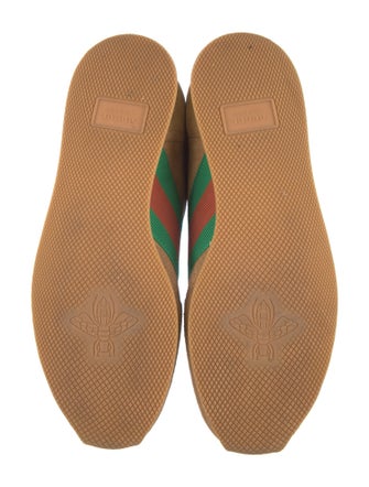 Gucci Suede Colorblock Pattern Sneakers