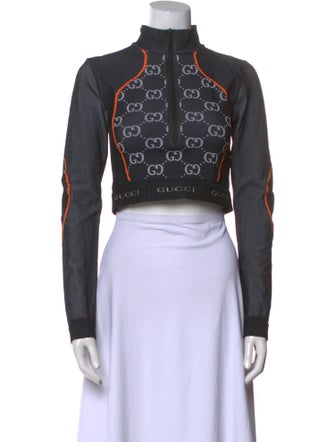 Gucci 2022 Nylon Crop Top