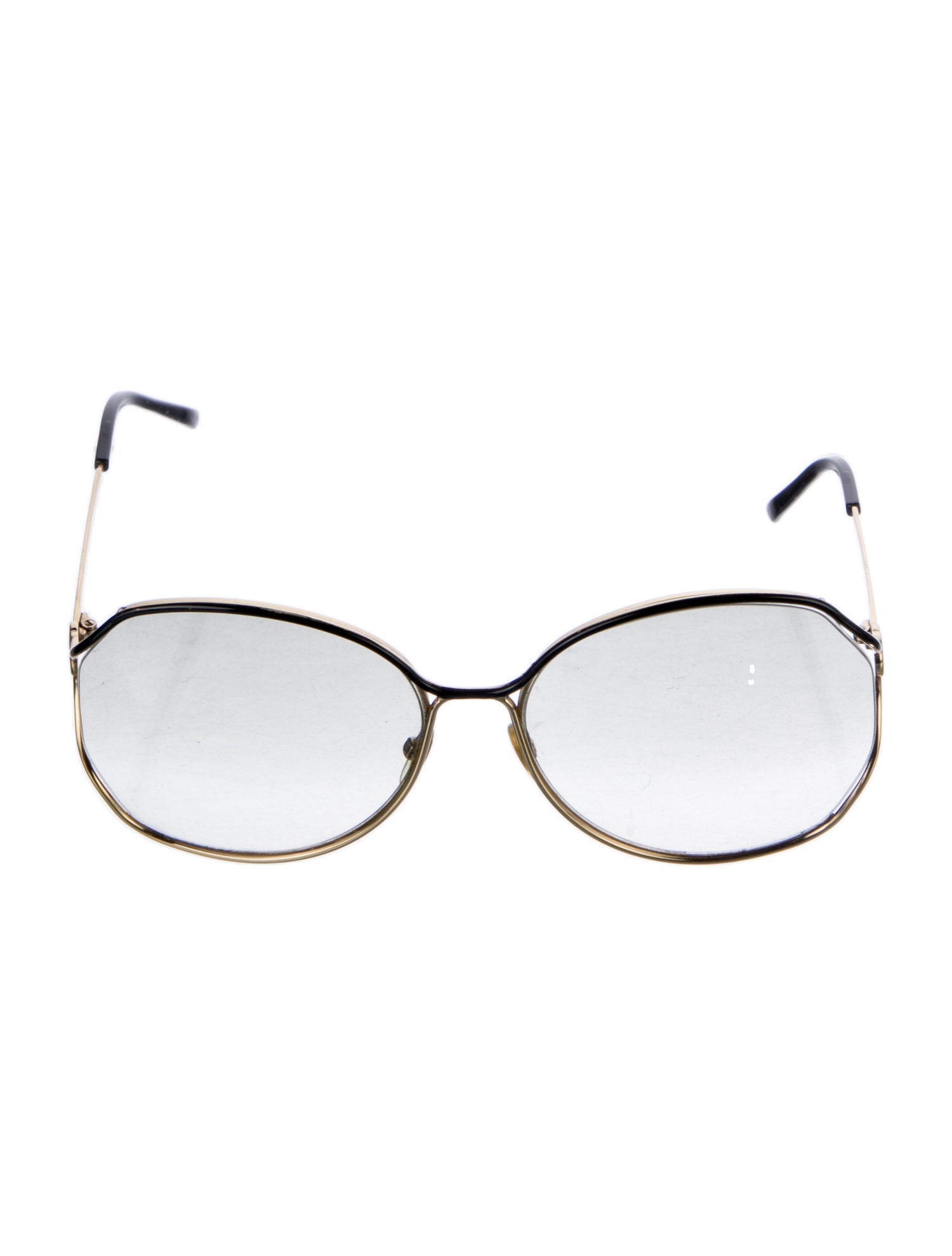 Gucci Interlocking G Logo Round Sunglasses