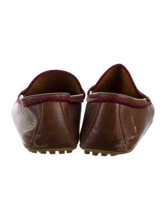 Gucci Bee Accent Leather Drivers