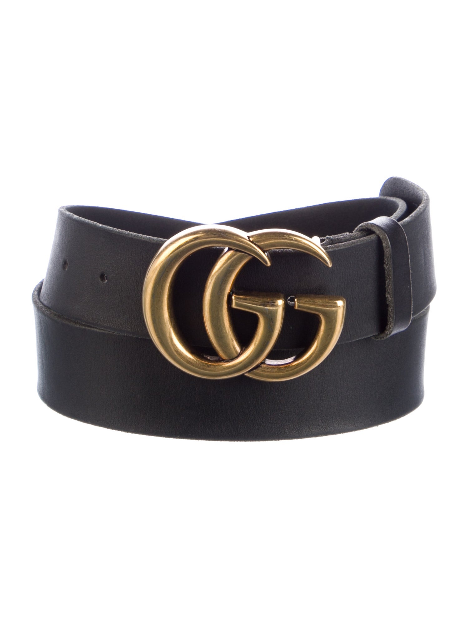 Gucci Double G Logo Calfskin Belt