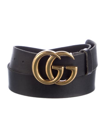 Gucci Double G Logo Calfskin Belt