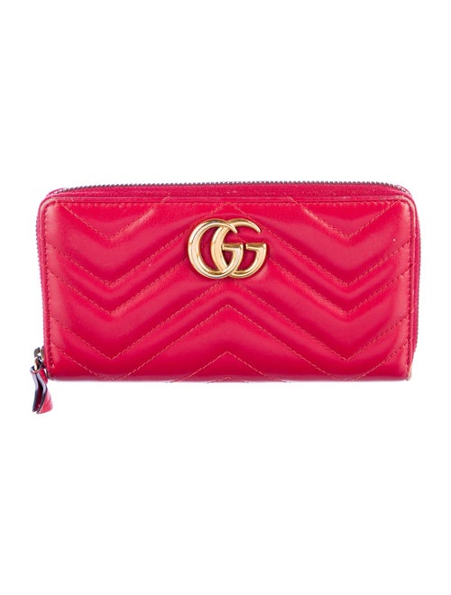 Gucci Gucci Marmont Double G Logo Continental Wallet Double G Logo Continental Wallet