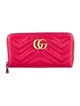 Gucci Gucci Marmont Double G Logo Continental Wallet Double G Logo Continental Wallet