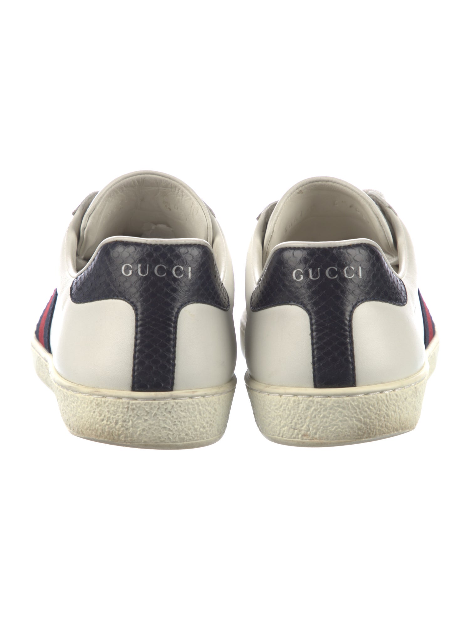 Gucci Sylvie Web Accent Leather Sneakers