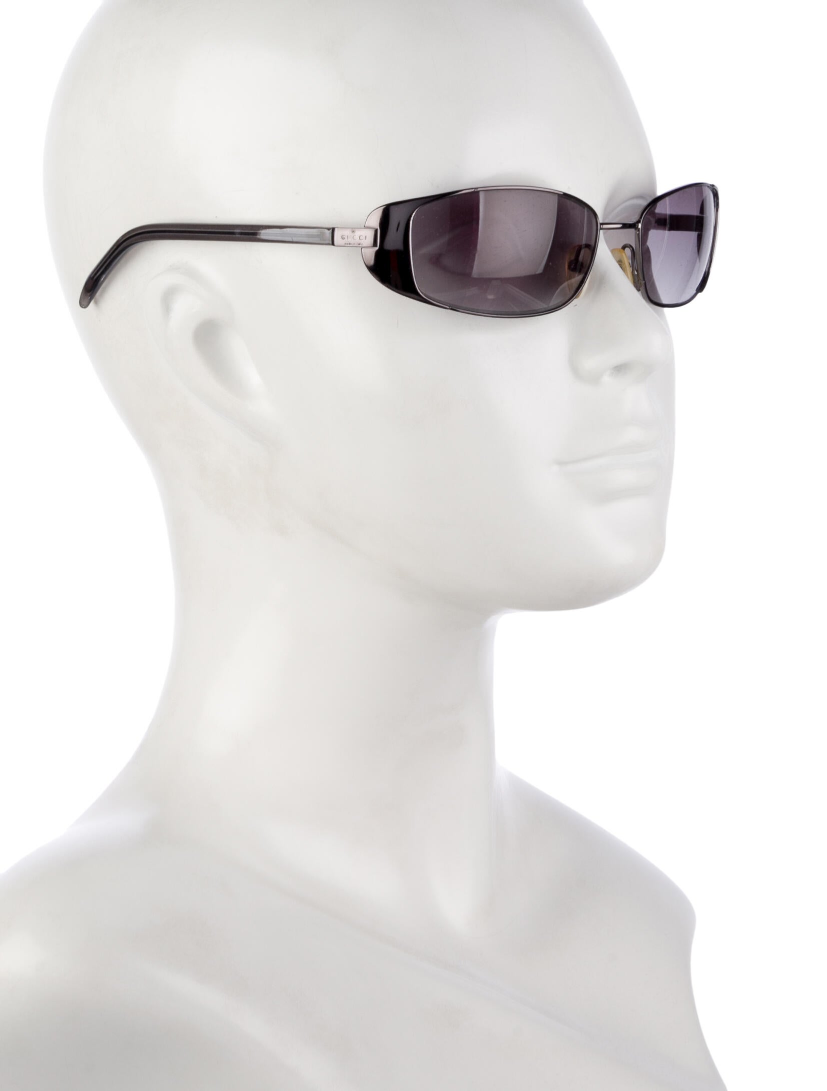 Gucci Shield Tinted Sunglasses