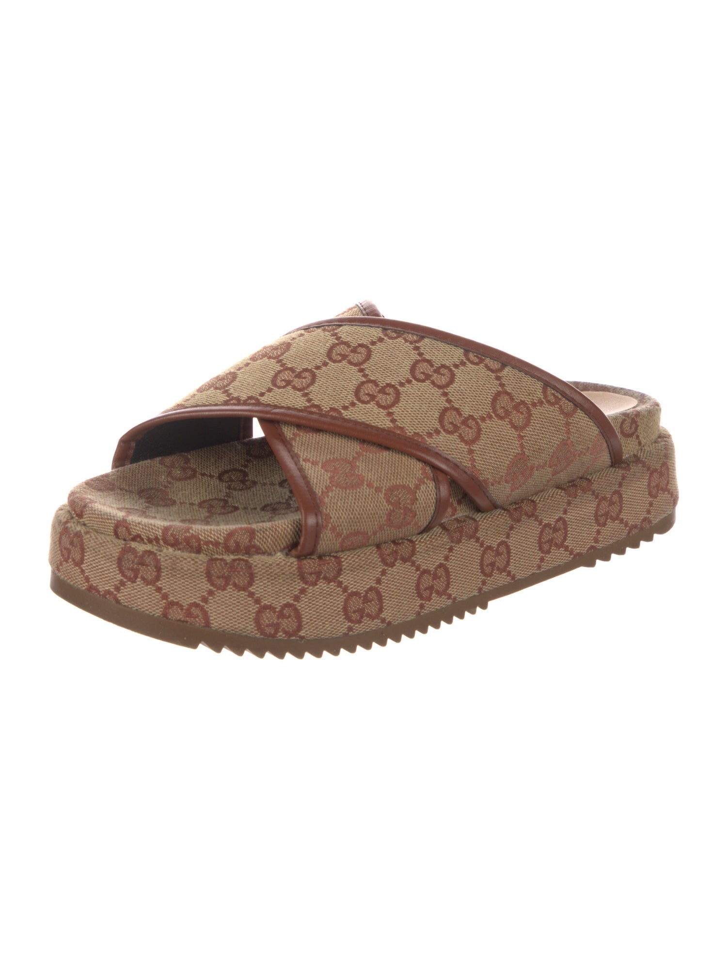 Gucci GG Canvas Canvas Slides