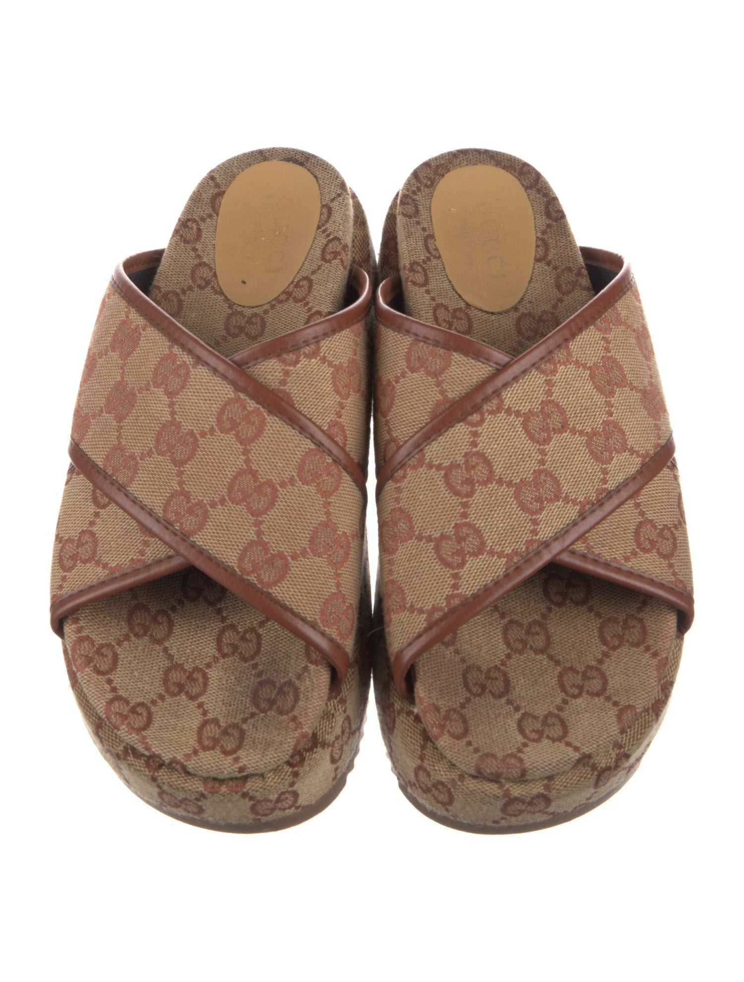 Gucci GG Canvas Canvas Slides