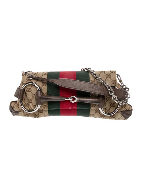 Gucci GG Canvas Horsebit Chain
