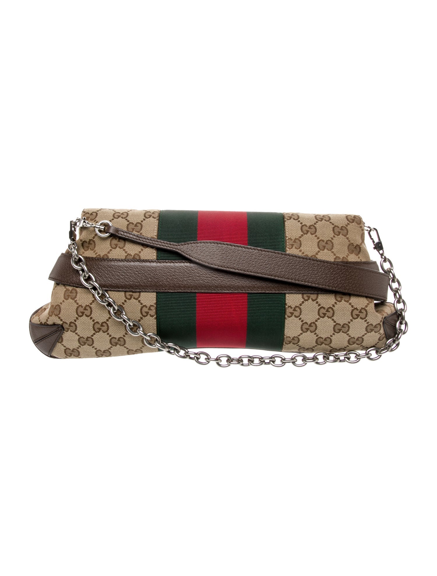 Gucci GG Canvas Horsebit Chain