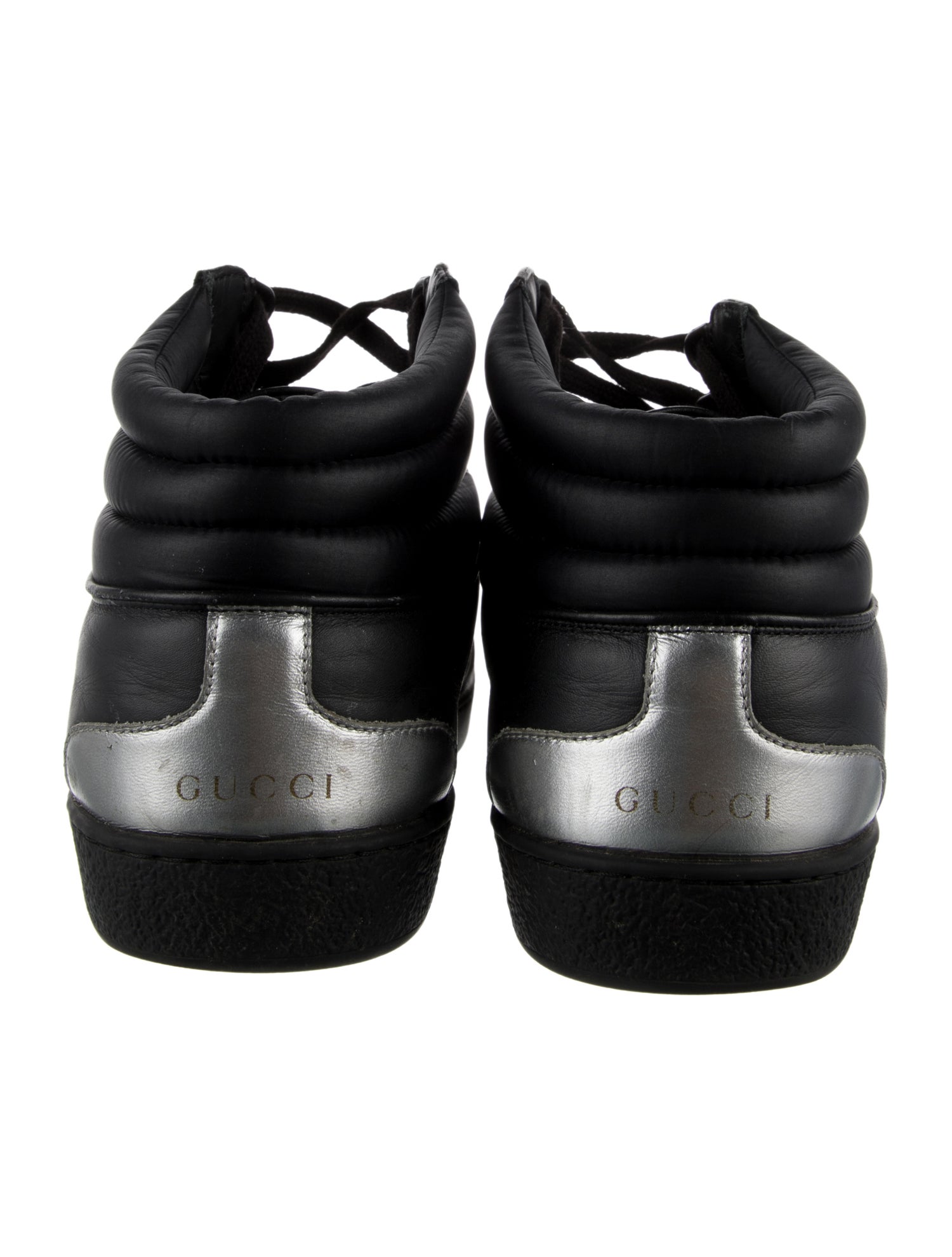 Gucci Leather Printed Sneakers