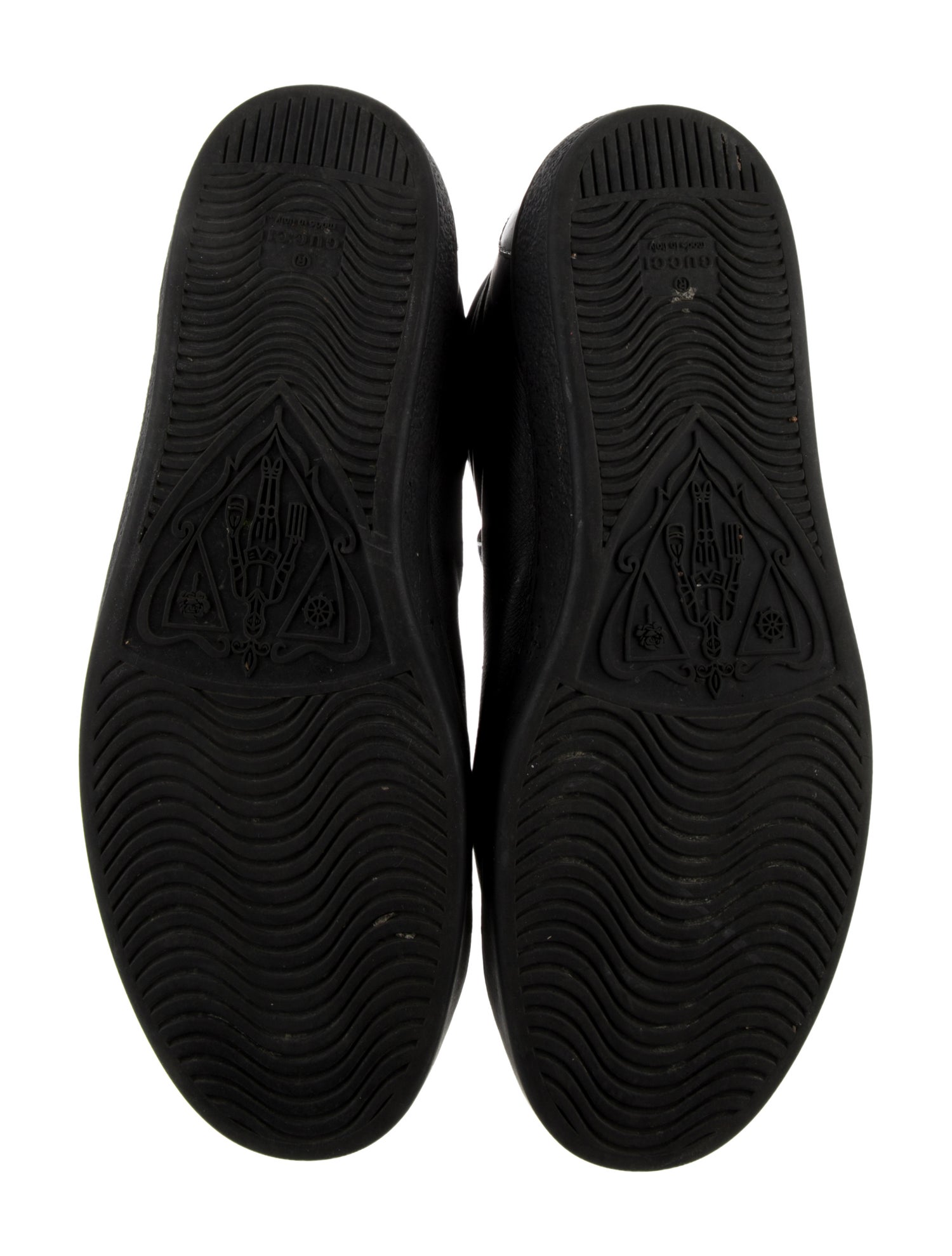 Gucci Leather Printed Sneakers