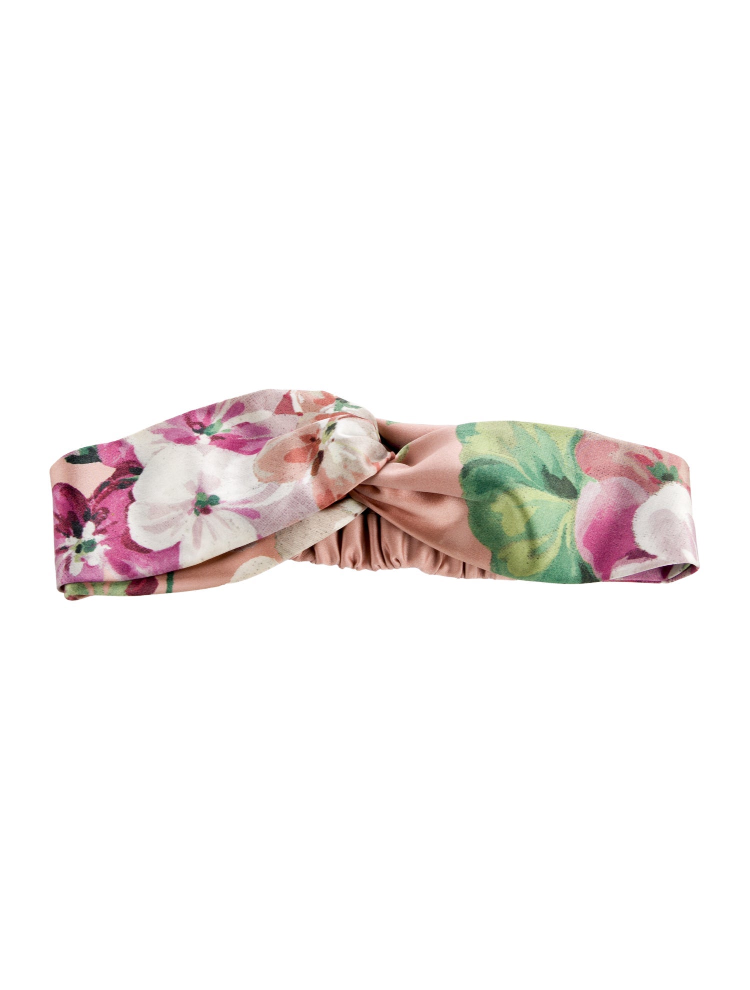 Gucci Silk Flora Elasticized Headband