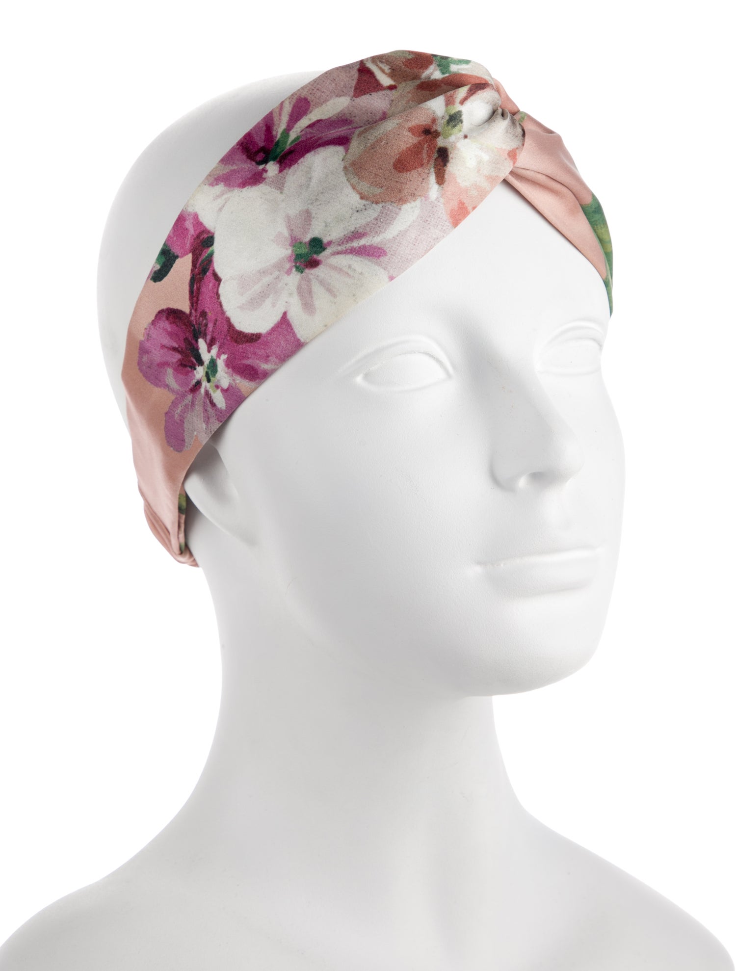 Gucci Silk Flora Elasticized Headband