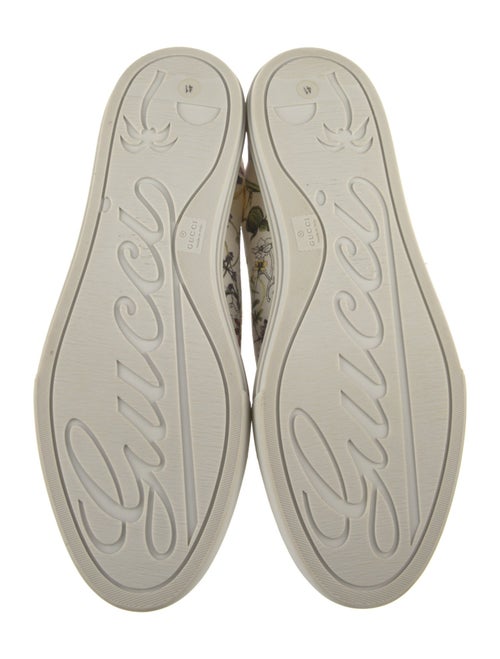 Gucci Flora Print Canvas Sneakers