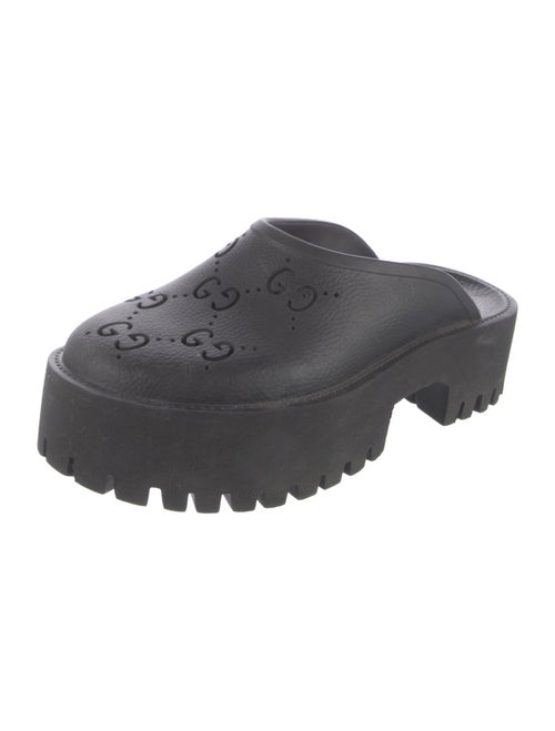 Gucci GG Logo Rubber Mules