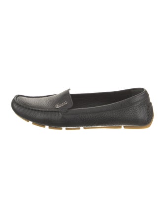 Gucci Interlocking G Logo Leather Loafers