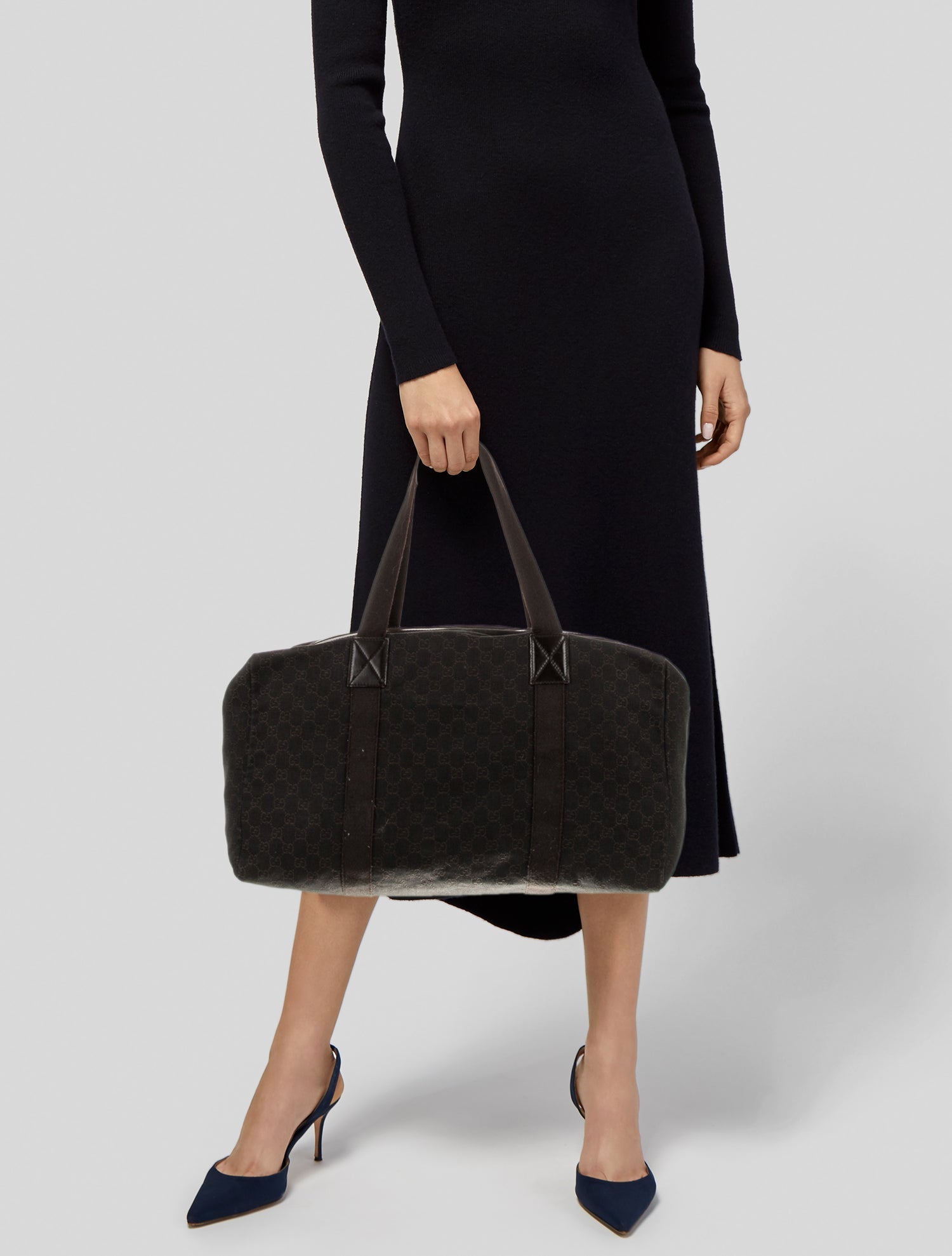 Gucci GG Denim Garment Bag