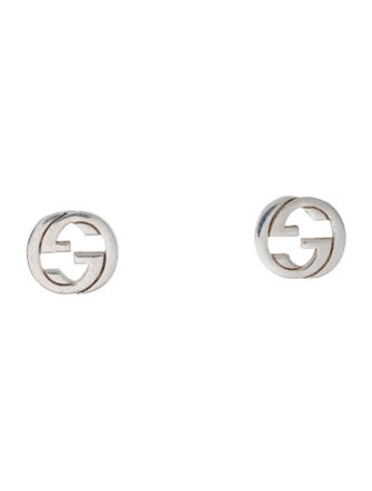 Gucci Interlocking G Stud Earrings