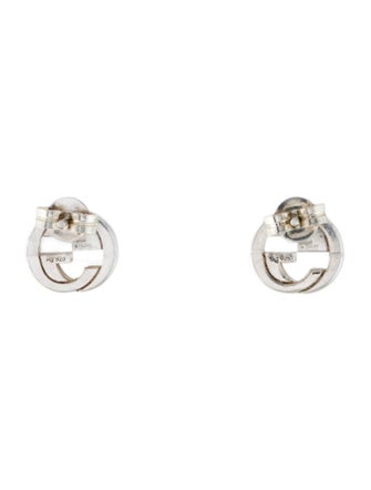 Gucci Interlocking G Stud Earrings