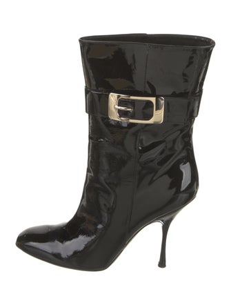 Gucci Patent Leather Boots