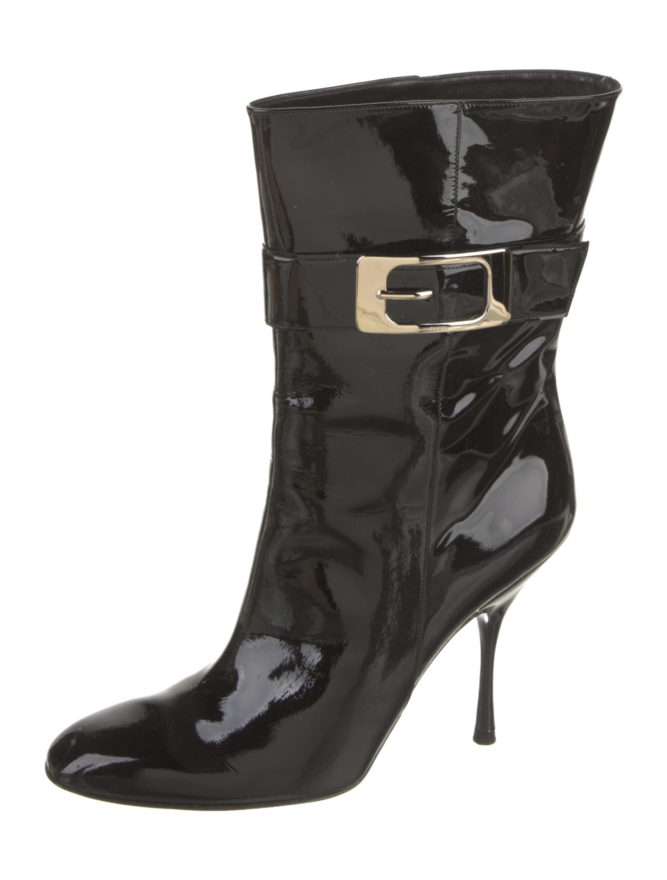 Gucci Patent Leather Boots