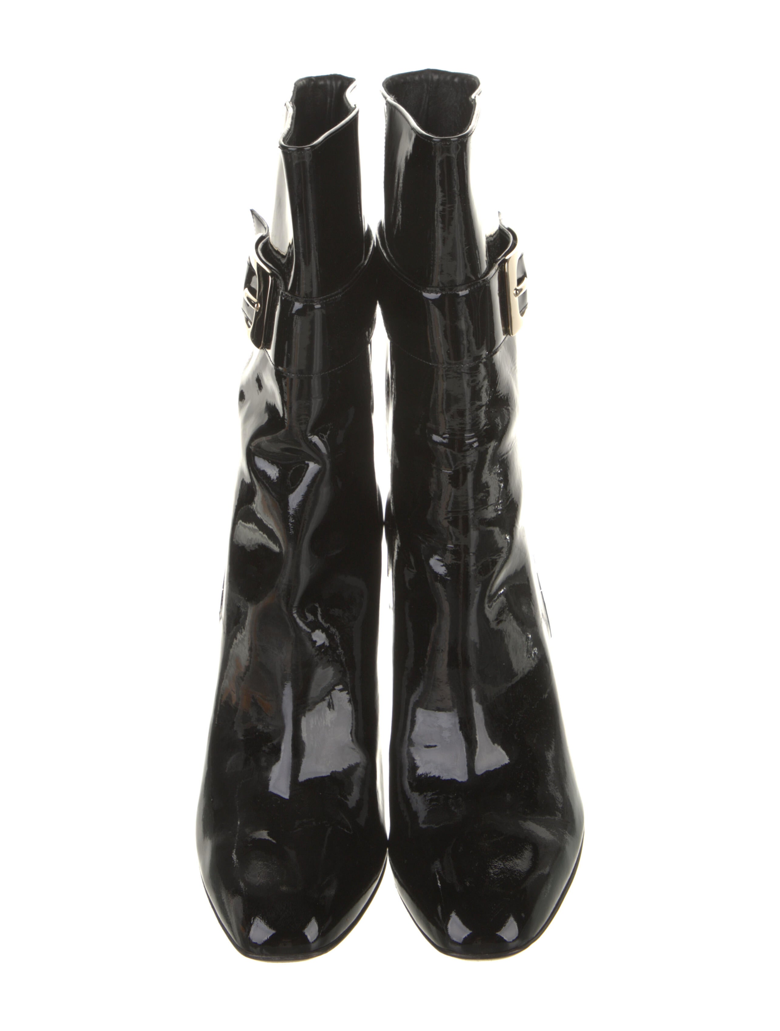 Gucci Patent Leather Boots