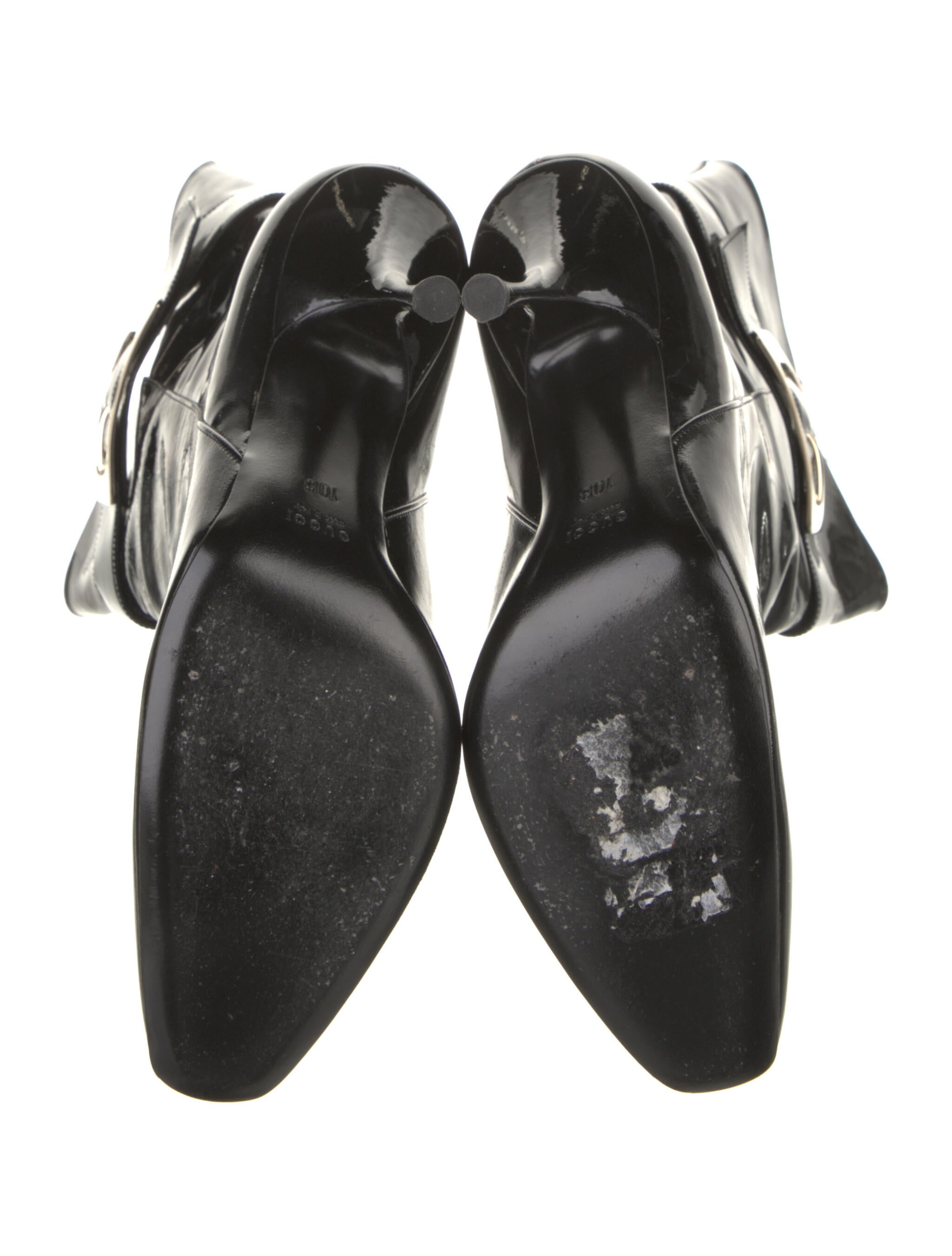 Gucci Patent Leather Boots