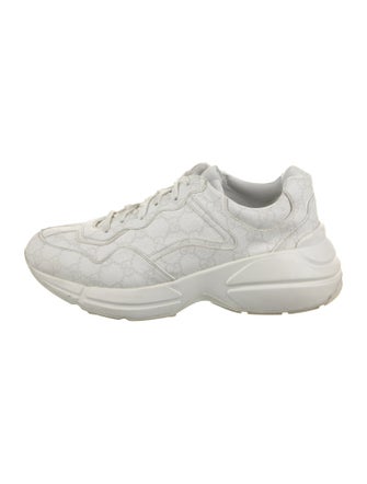 Gucci Canvas Printed Chunky Sneakers