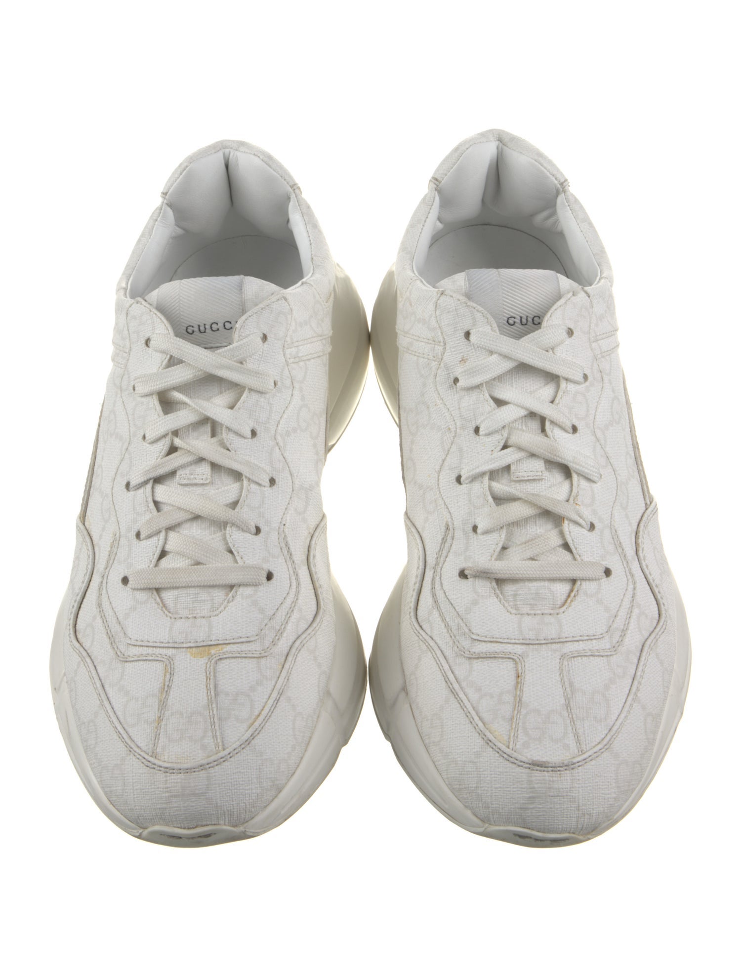 Gucci Canvas Printed Chunky Sneakers