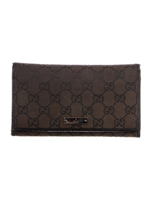 Gucci GG Canvas Canvas Trifold Wallet