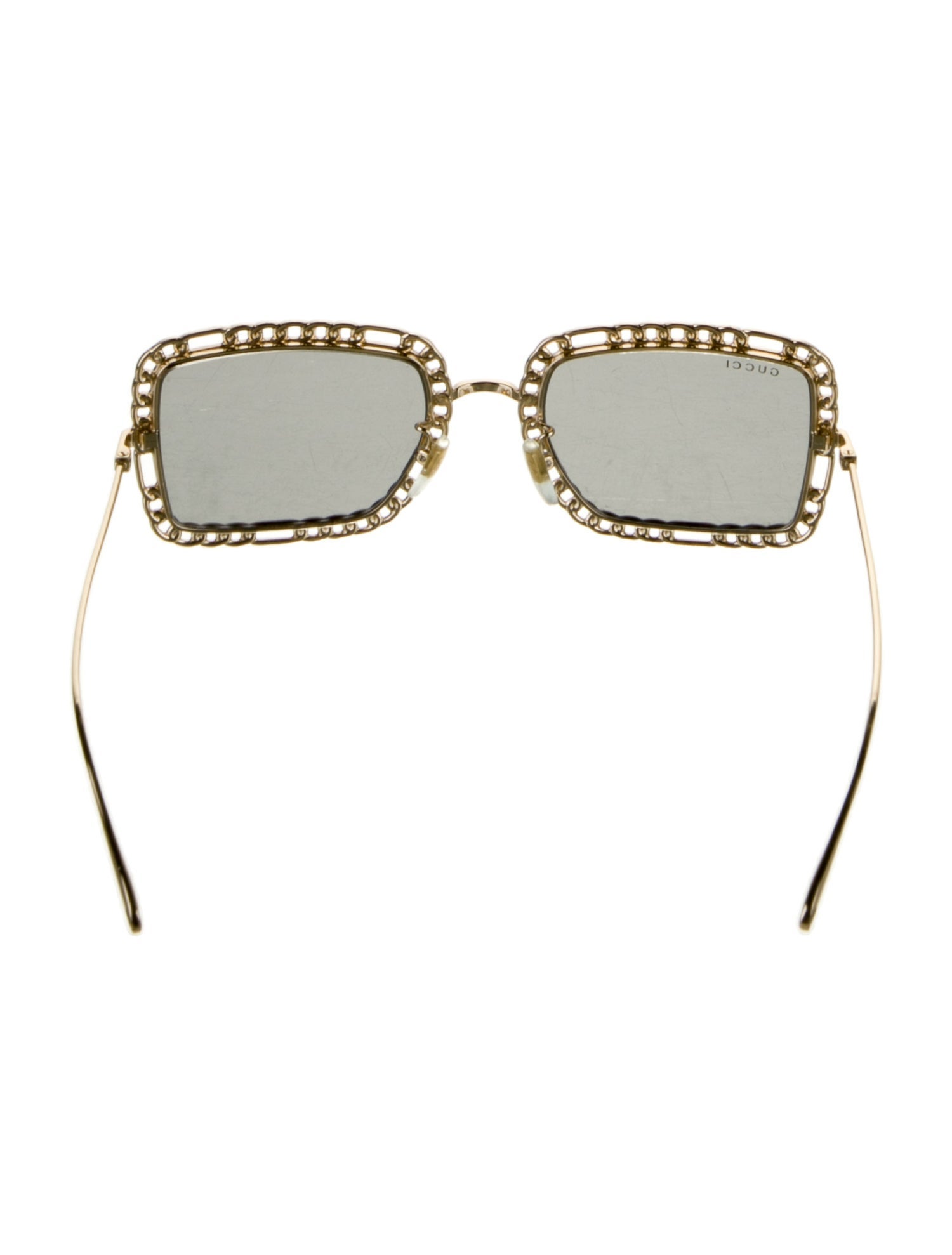 Gucci Interlocking G Logo Square Sunglasses