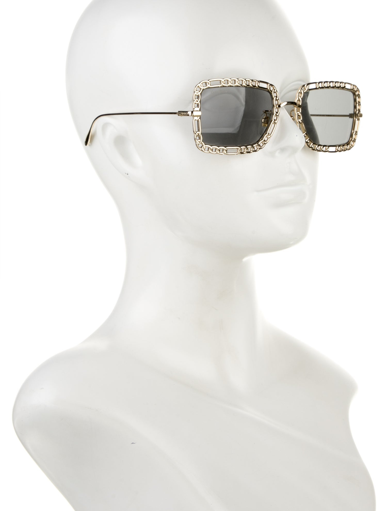 Gucci Interlocking G Logo Square Sunglasses