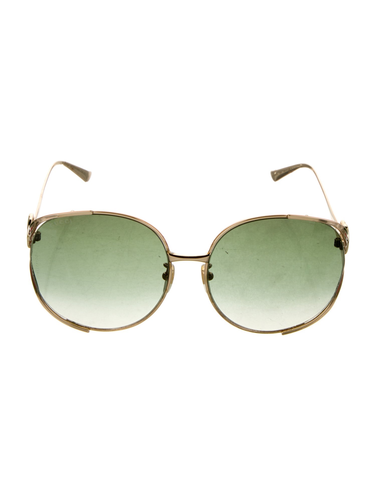 Gucci Double G Logo Oversize Sunglasses