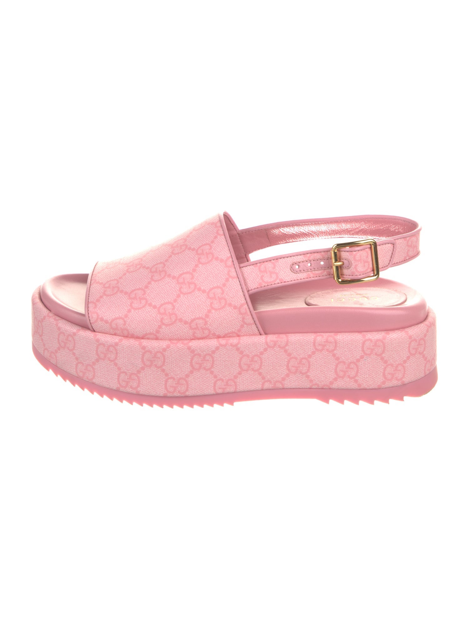 Gucci GG Supreme Slingback Sandals