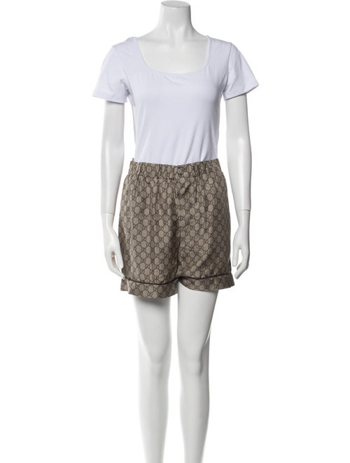 Gucci Silk Lace Pattern Short Set