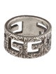 Gucci G Cube Wide Band Ring