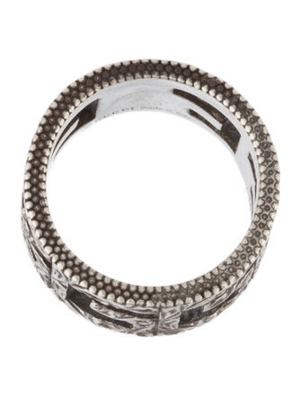 Gucci G Cube Wide Band Ring