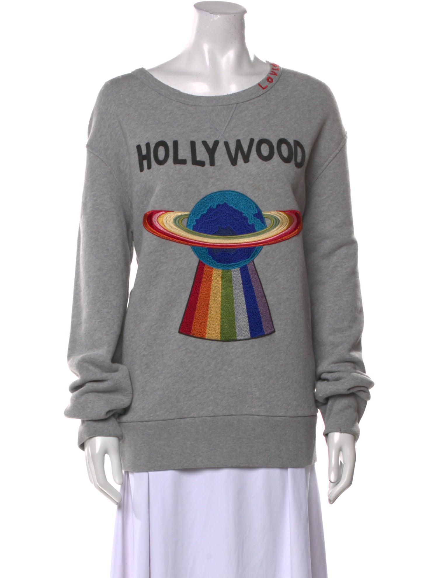 Gucci Graphic Print Crew Neck Sweatshirt