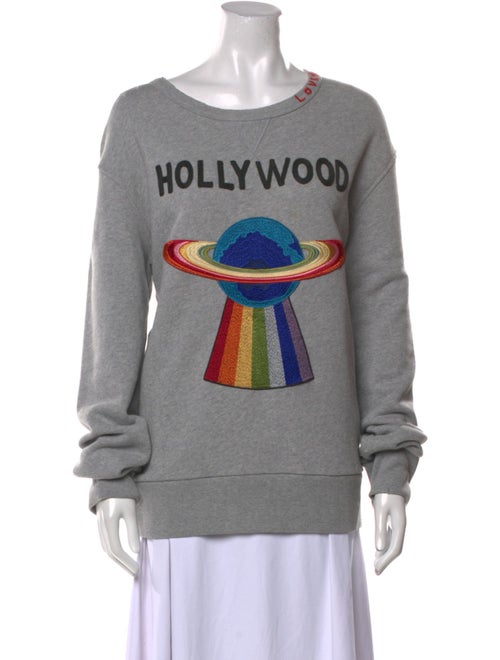 Gucci Graphic Print Crew Neck Sweatshirt