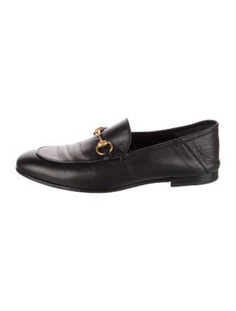 Gucci Horsebit Accent Leather Dress Loafers