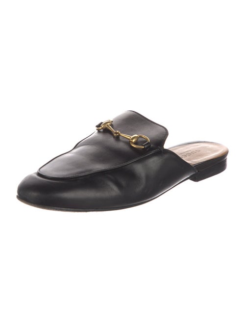 Gucci Horsebit Accent Leather Mules