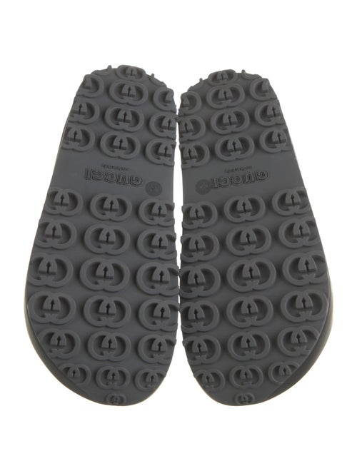 Gucci Interlocking G Logo Rubber Slides